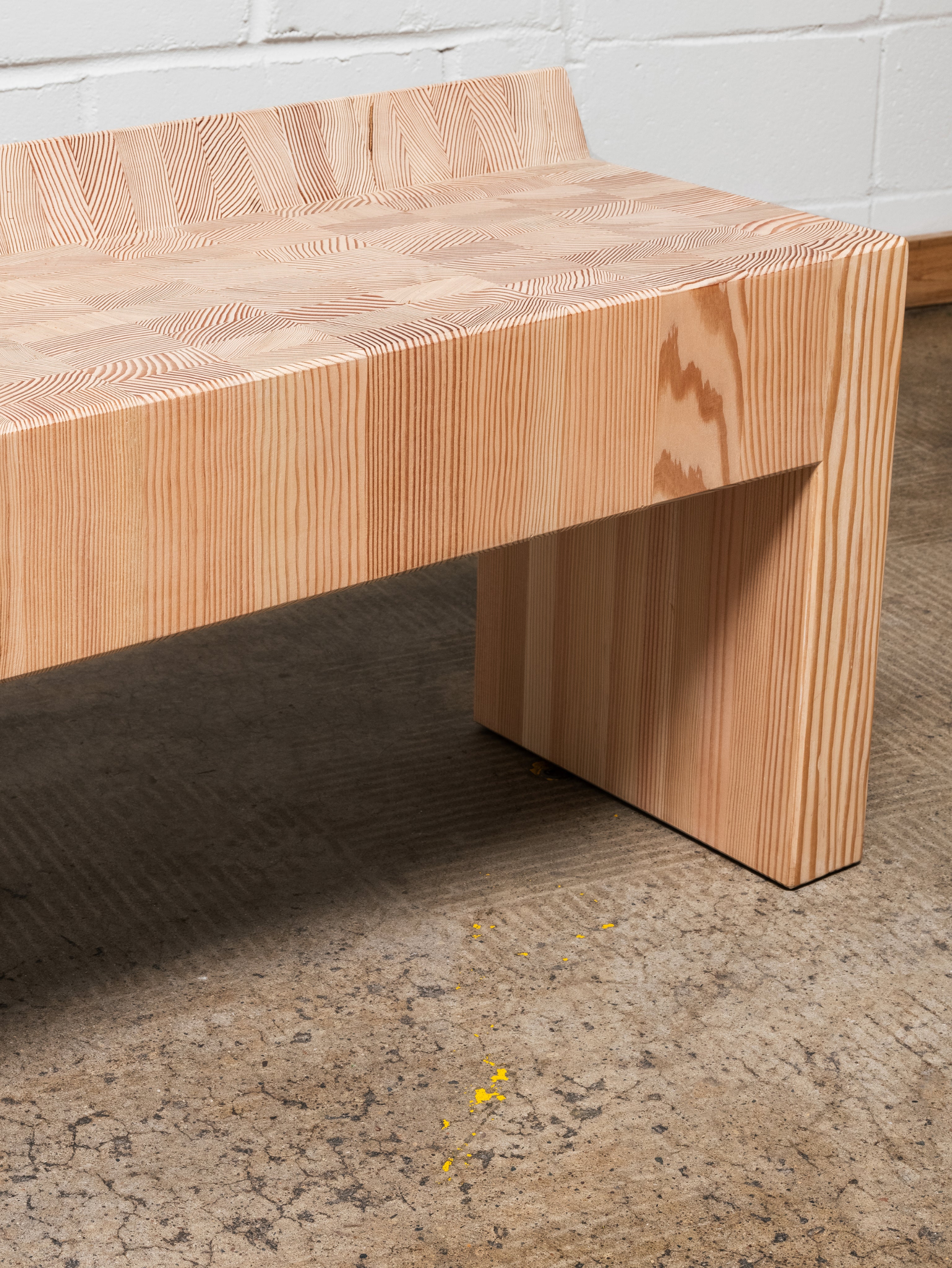 Inch Back Bench - Blond