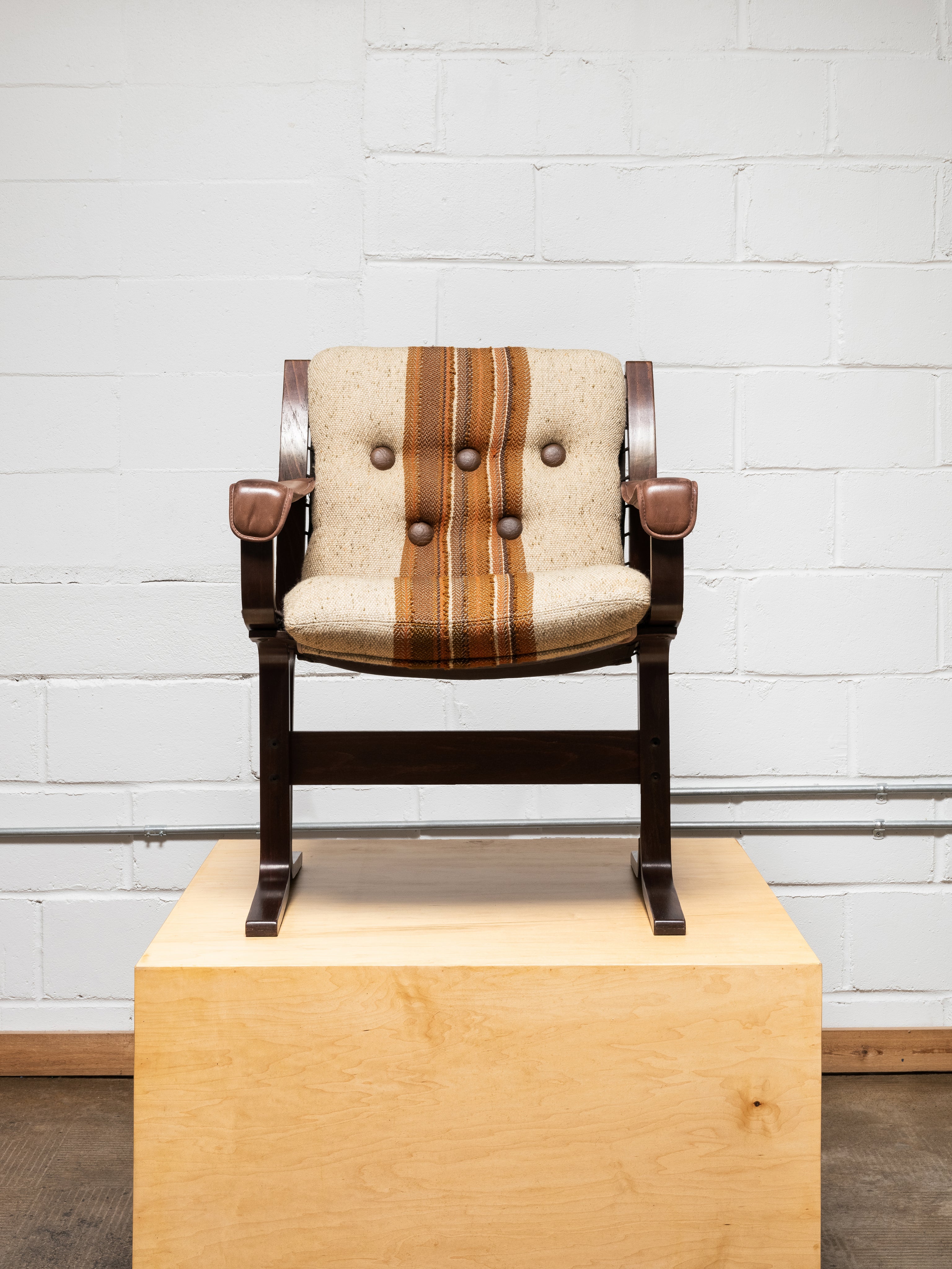 Brown Upholstered Dining Chairs