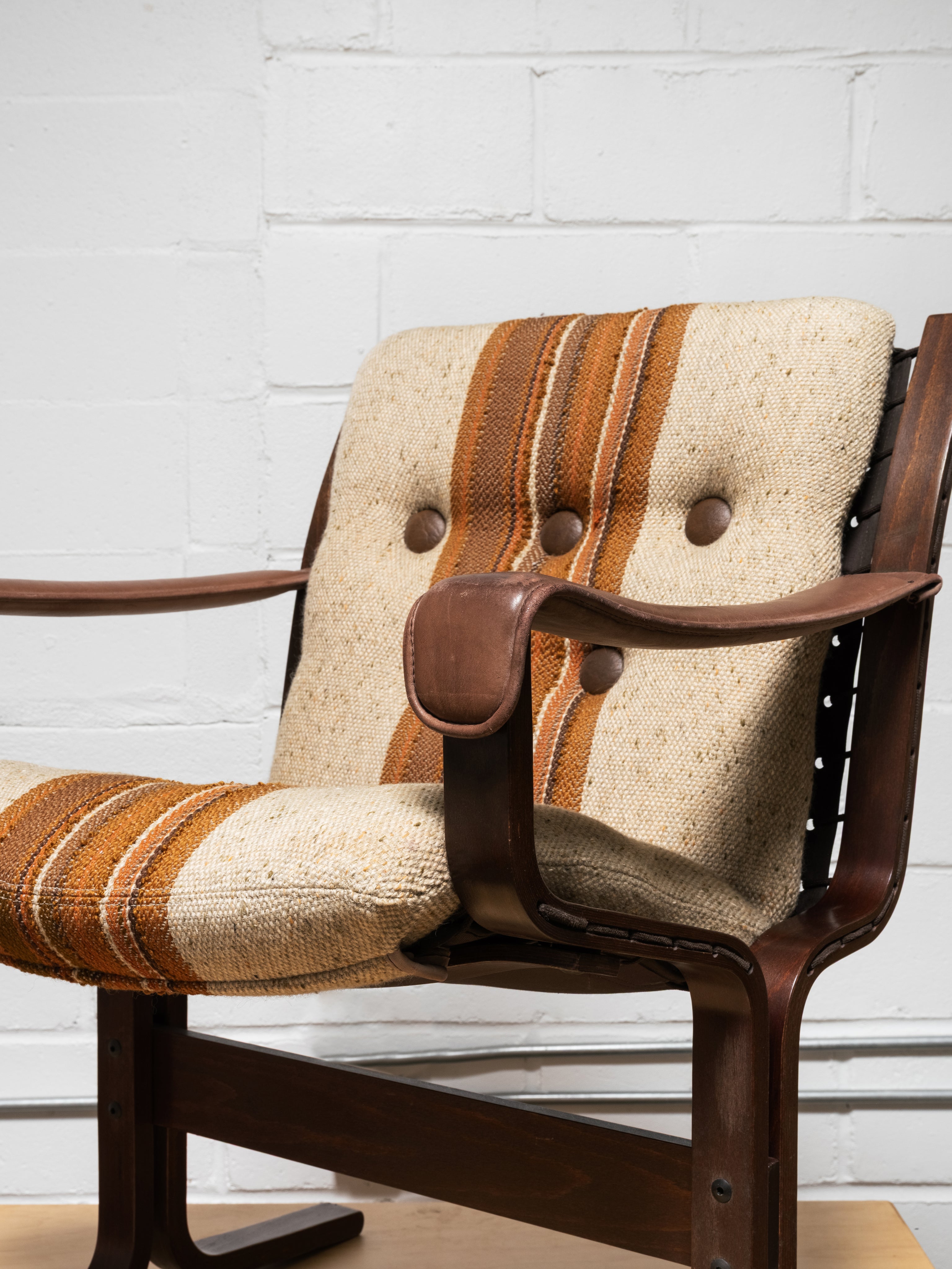 Brown Upholstered Dining Chairs