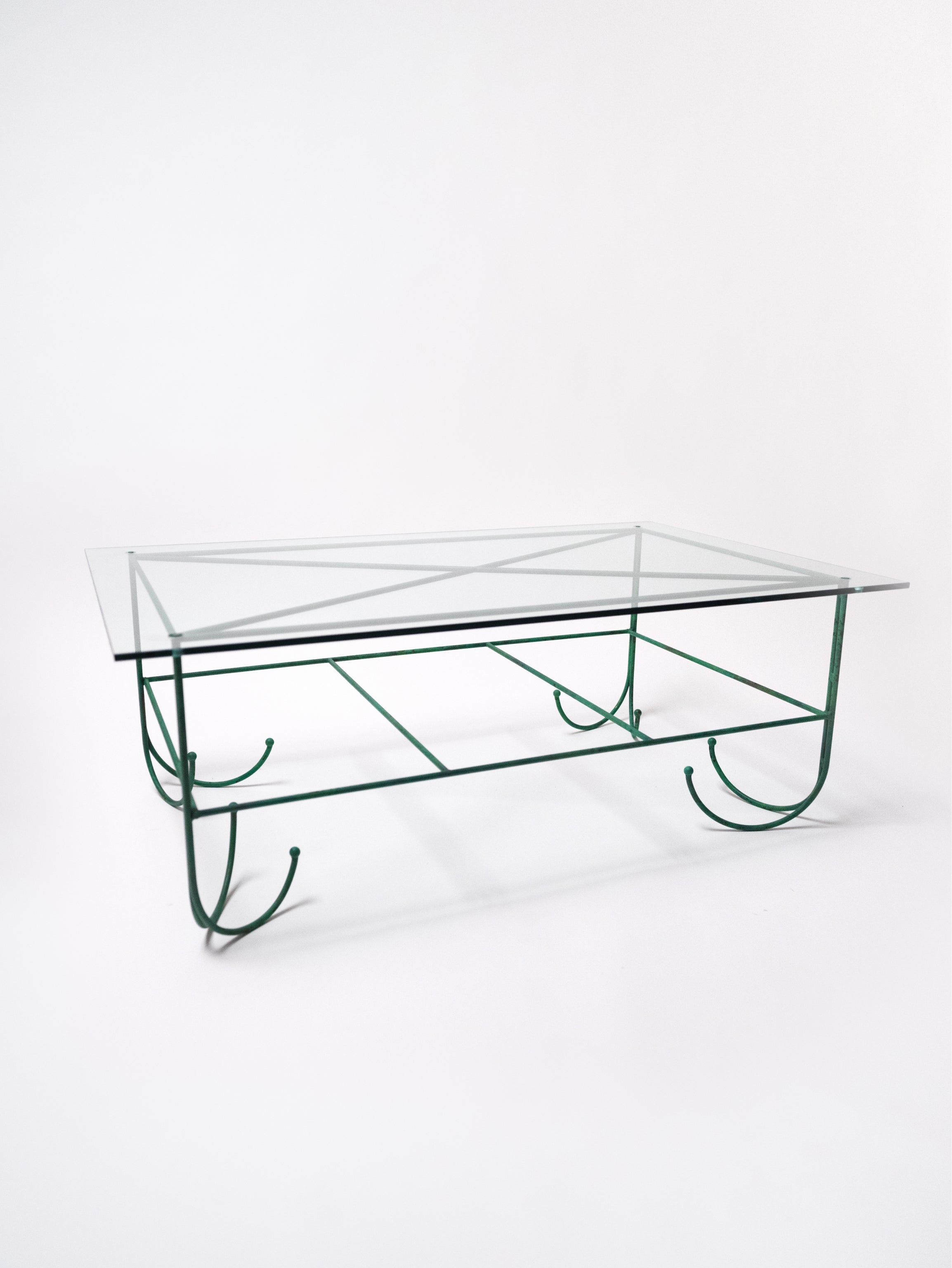 Verdigris Scroll Coffee Table
by McKeever Donovan