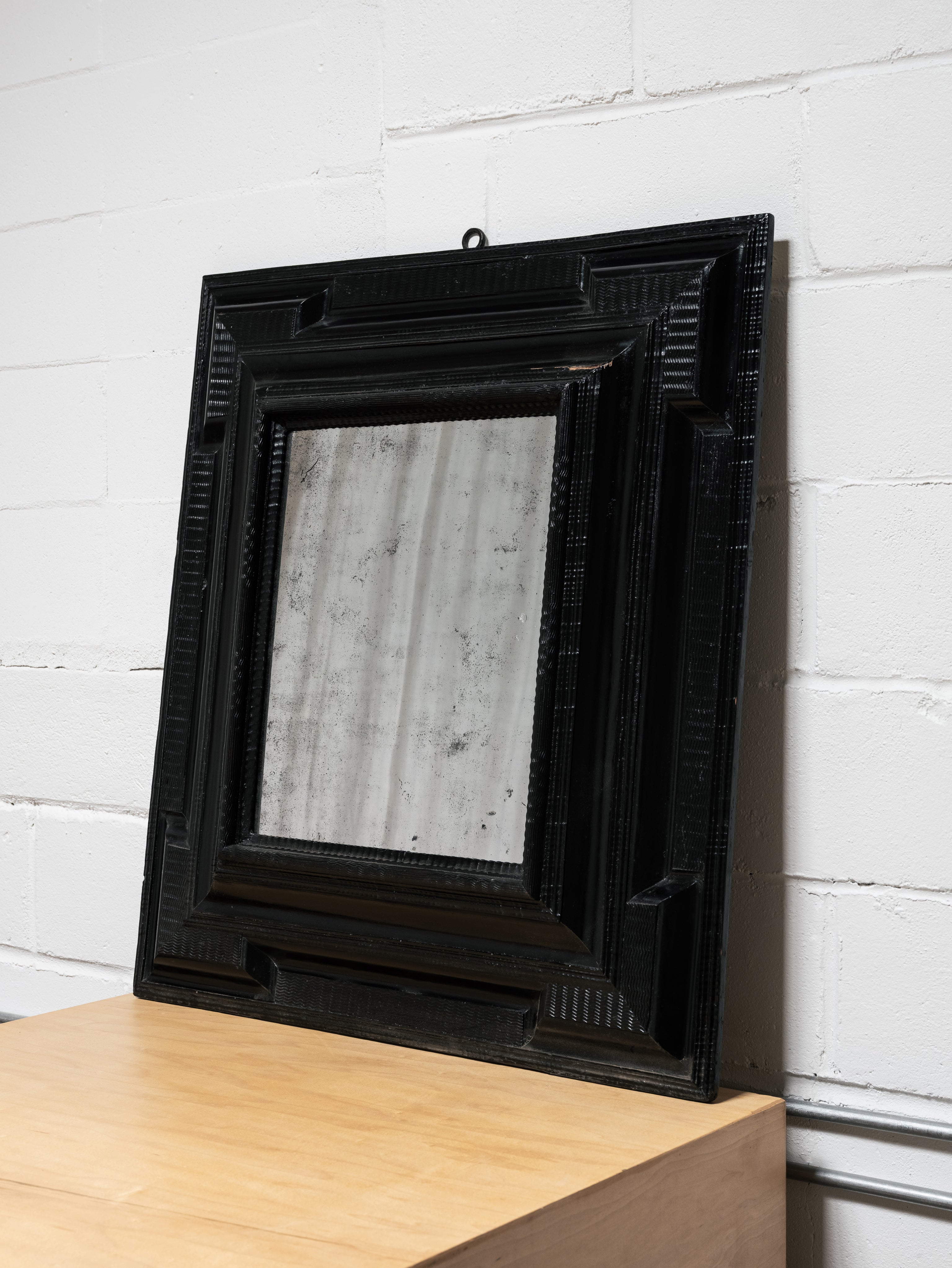 Black Lacquer Wall Mirror