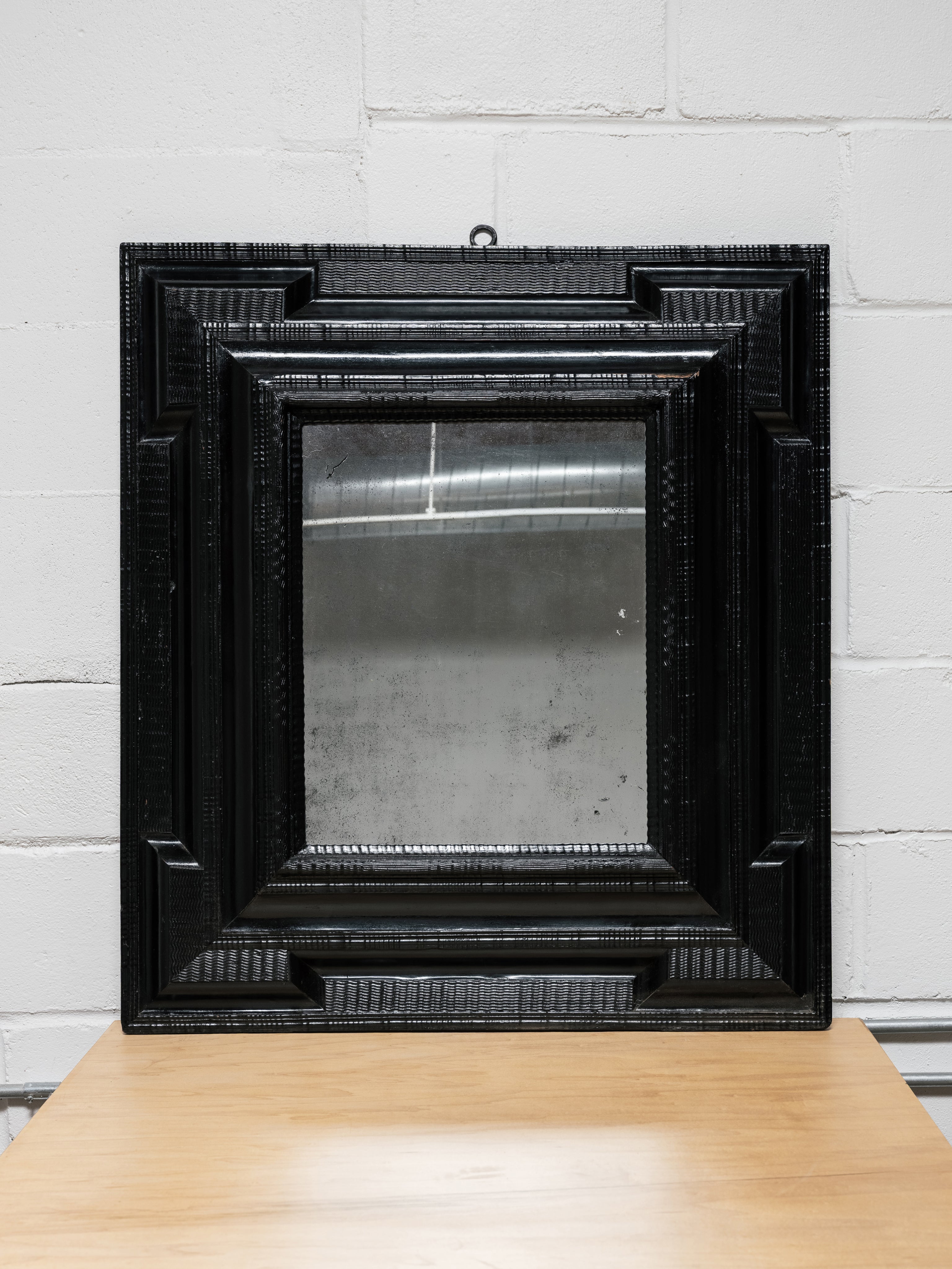 Black Lacquer Wall Mirror