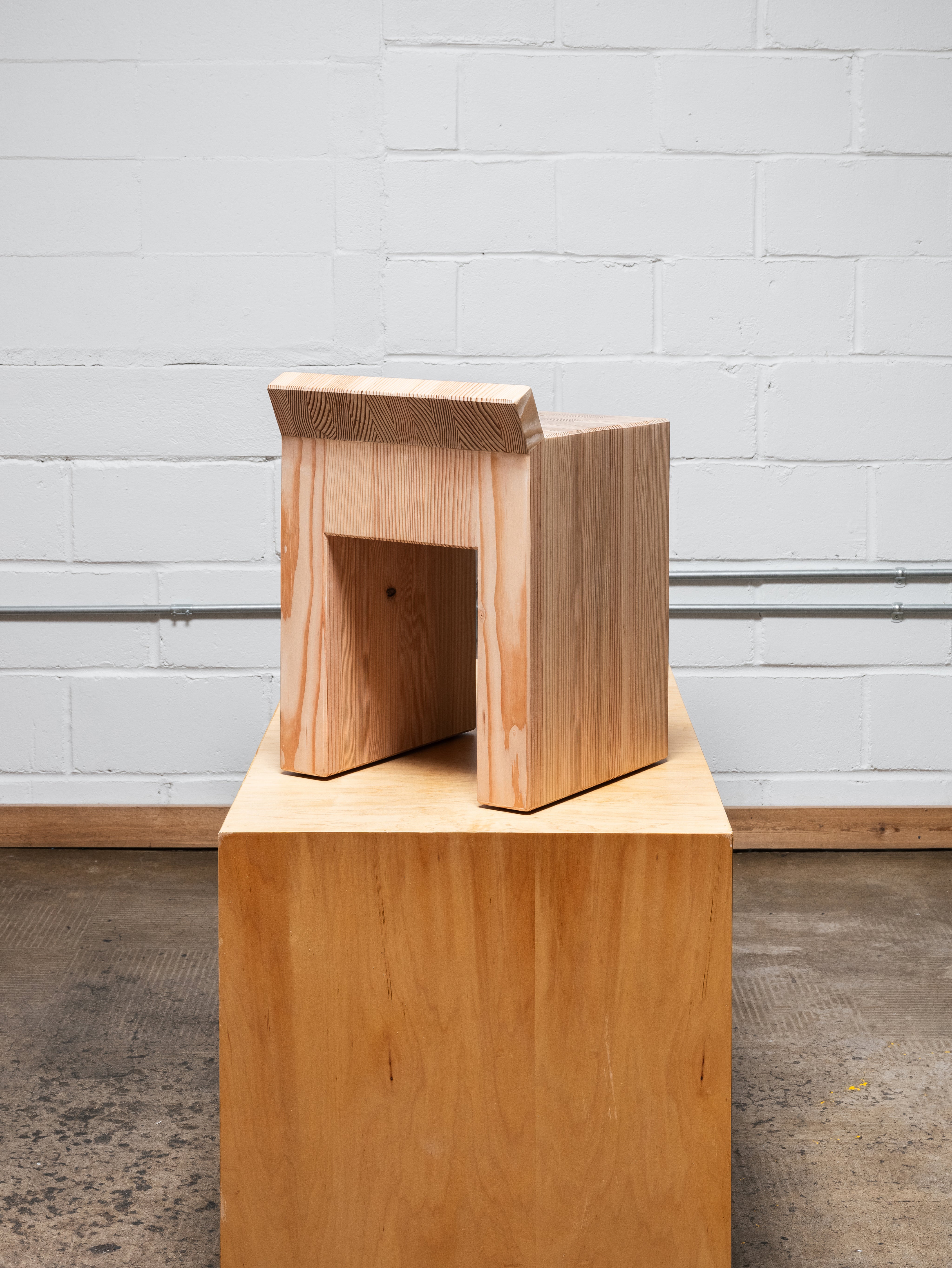 Inch Back Stool - Blond