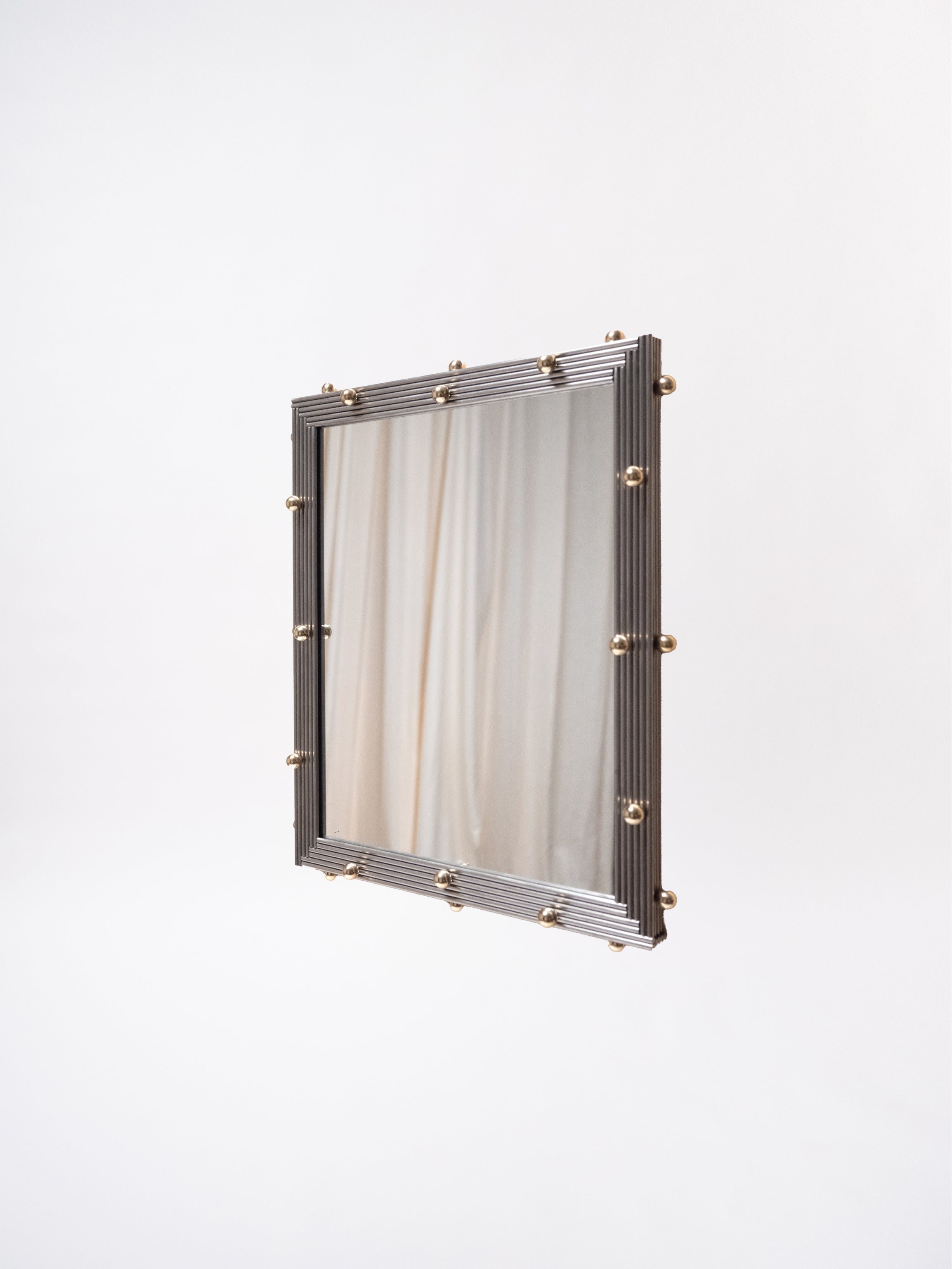 Inox & Bronze Mirror  by McKeever Donovan