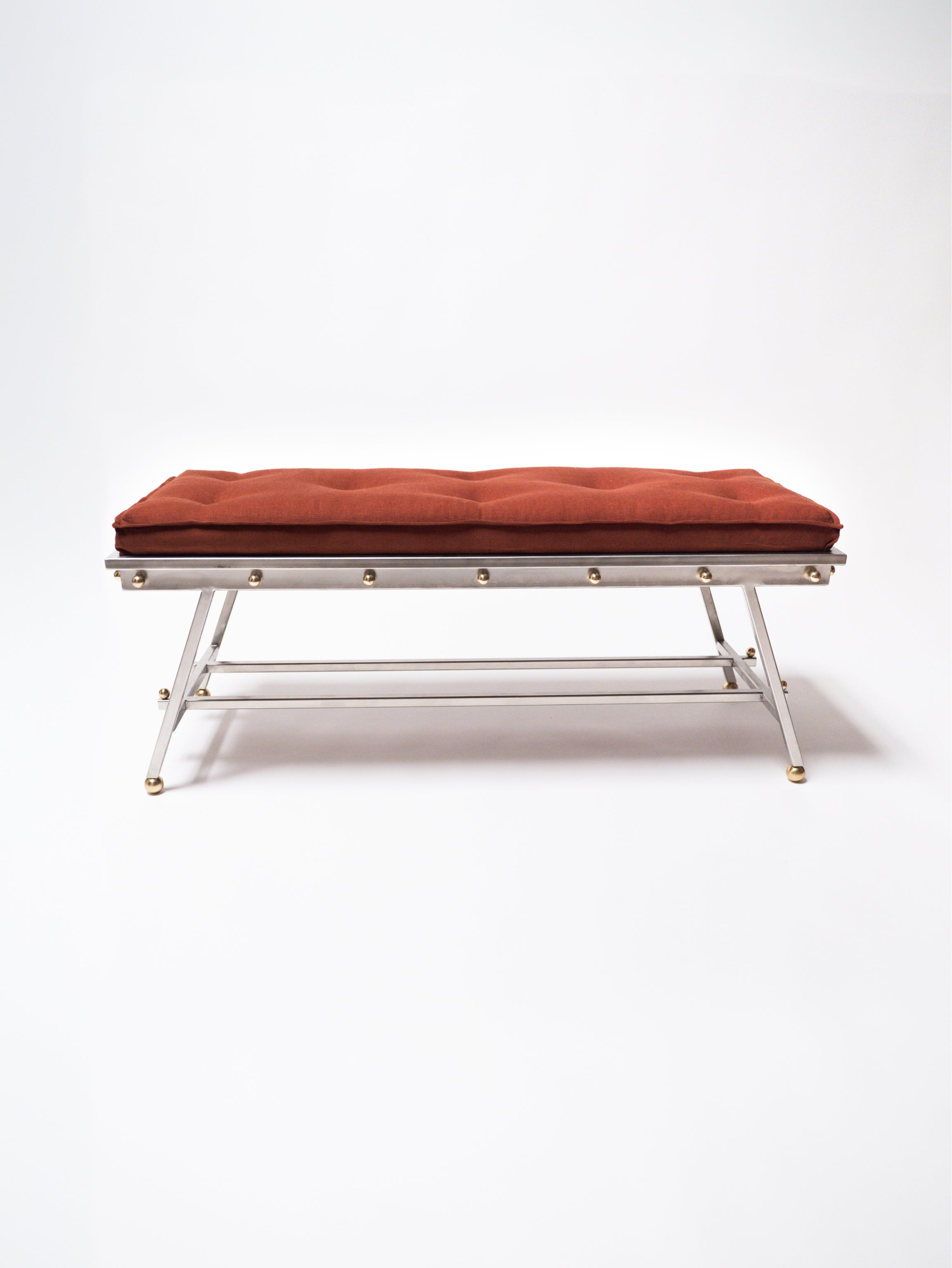 Inox & Bronze Bench (Sm) by McKeever Donovan