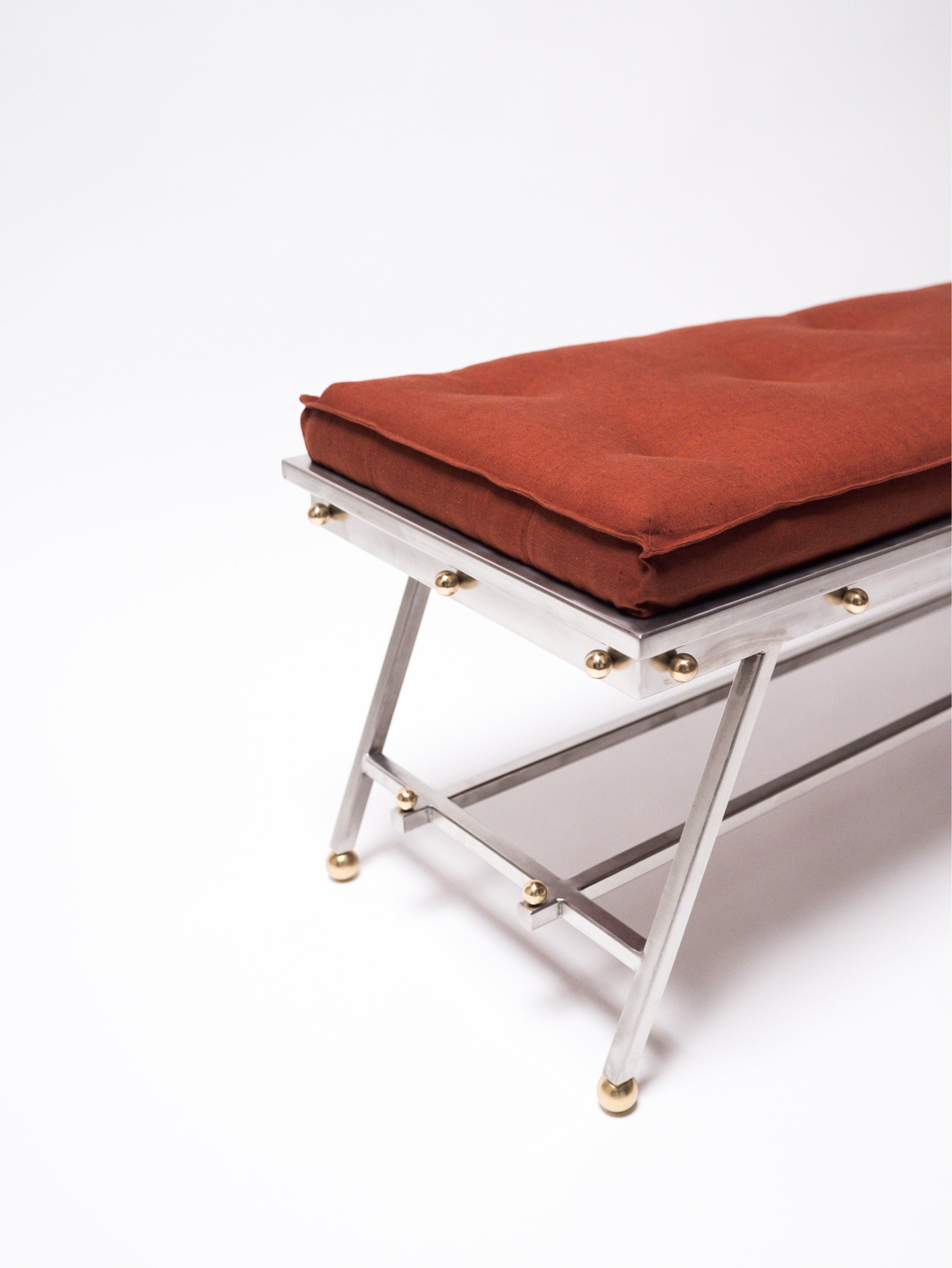 Inox & Bronze Bench (Sm) by McKeever Donovan