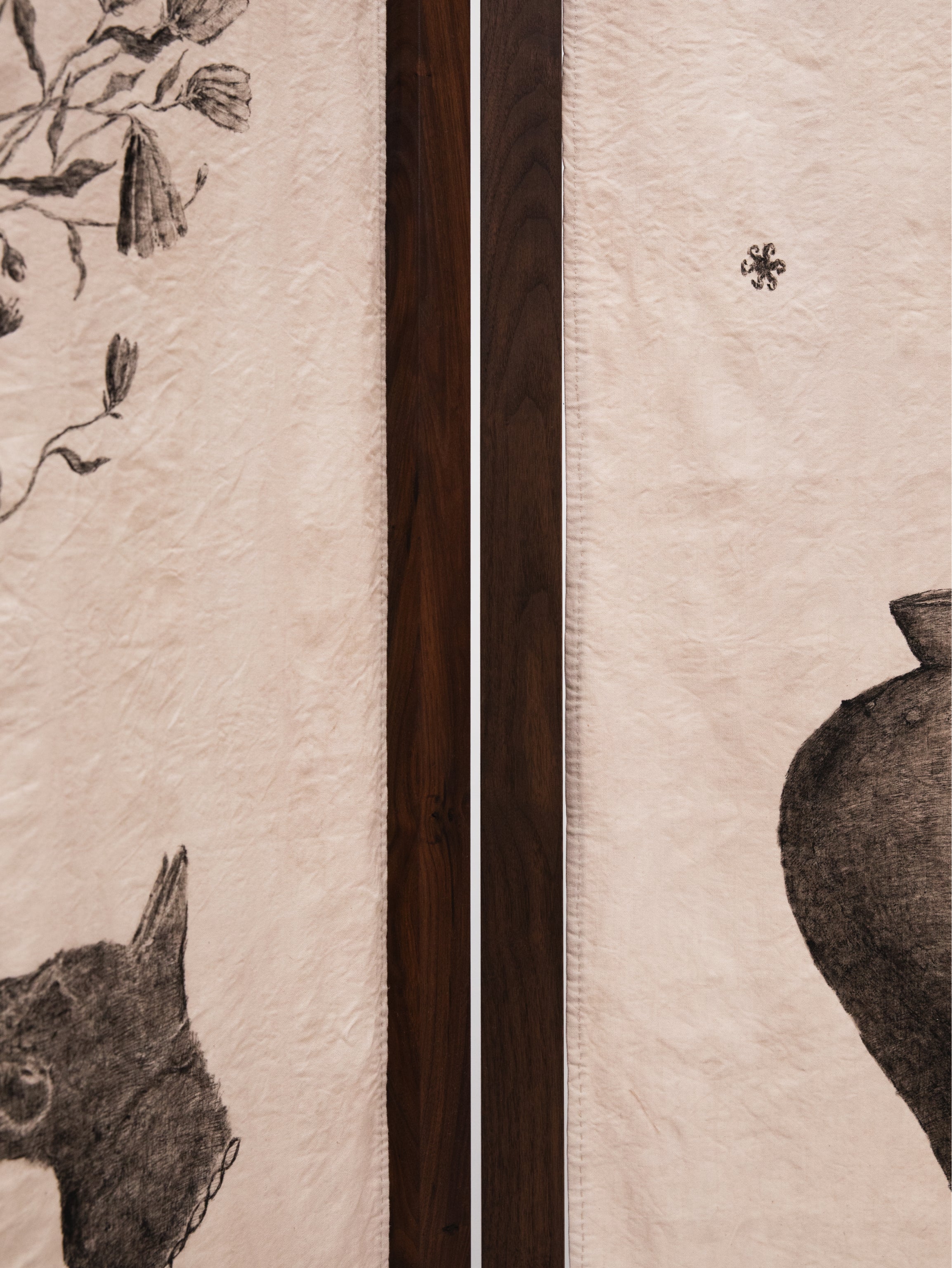 Screen (hand drawn) by Alexis Stiteler
